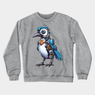 Robot Blue Jay Crewneck Sweatshirt